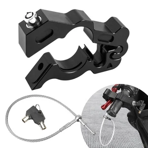 Palanca de freno de seguridad antirrobo bloqueo de manillar bloqueo de casco para bicicleta scooter ATV - Imagen 1 de 8