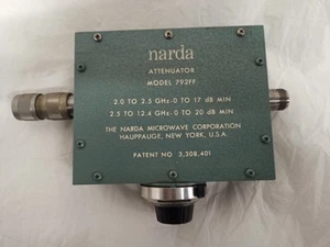 Narda 792 Variable Attenuator, 2 to 12.4 GHz, 0 to 20 dB - Foto 1 di 7