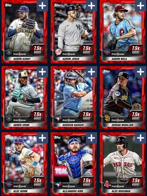 [DIGITAL] Topps Bunt - Postseason Base 25 S1 - Red - Pick - Image 1 of 1