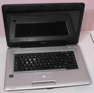 Toshiba Staellite Pro L450D AMD Athlon Windows XP Laptop with 3gb Ram & 320gb HD - Image 1 of 4