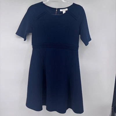 Motherhood Maternity Navy Blue Dress Career Work Business Casual Small S - Image 1 of 4
