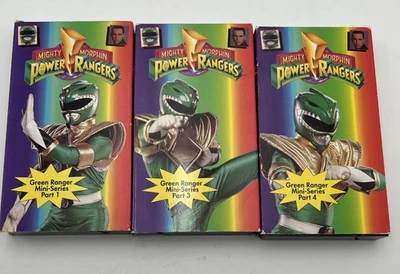 Mighty Morphin Power Rangers: Green Ranger Mini-Series (Part 1, 3 & 4) Lot Of 3 - Image 1 of 4