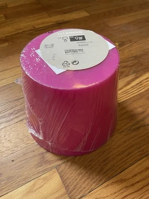Lámpara de mesa Ikea Lampan rosa fucsia DE COLECCIÓN Y2K 11" Ojerstam Eleback con cable NUEVO Foto 1 de 4