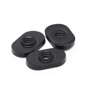 20 Packs 1/4-20 Black T-Nuts, Centered Thread Slide in Economy for T Slot Track, - Picture 1 of 6