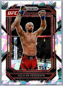 2023 Panini Prizm UFC #178 Volkan Oezdemir Cracked Ice Prizm - Foto 1 di 2