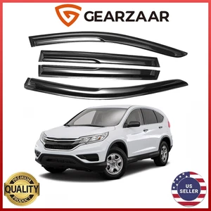 Out-Channel Window Visor Vent Sun Rain Guards Deflector for Honda CR-V 2012-2017 - Picture 1 of 10