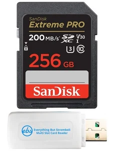 SanDisk SD Extreme Pro 256GB UHS-I Memory Card Compatible with Nikon Z6III, Z... - Picture 1 of 6