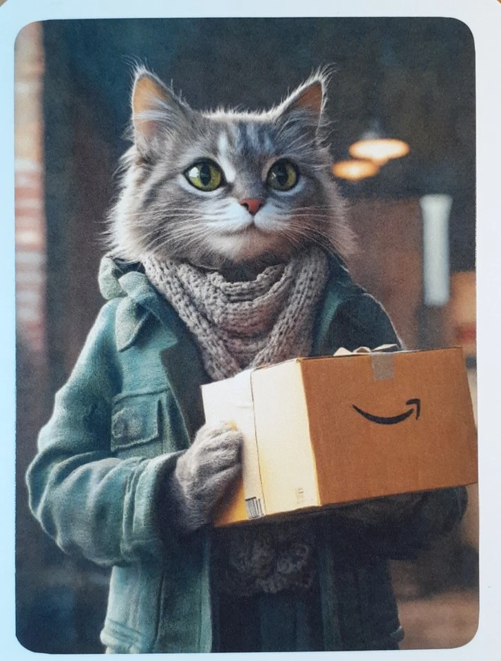 una tarjeta divertida para cualquier ocasión - un repartidor Foto 1 de 1