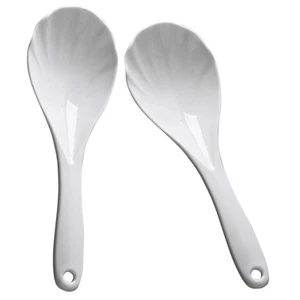 2 Pcs Electric Cooker Meal Spoon Reusable Rice Serving Scoops Nonstick - Picture 1 of 10