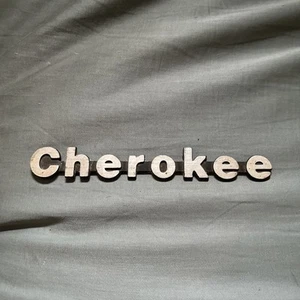 1988 - 1992 Jeep Cherokee Door Emblem Badge Decal Vintage XJ - Picture 1 of 9