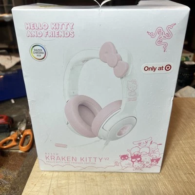 New Razer Kraken Kitty V2 Wired USB A Gaming Headset Kitty Ears with Chroma RGB - Image 1 of 4