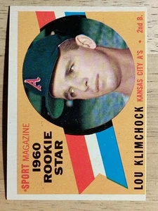 1960 Topps #137 Lou Klimchock RS RC (EX) - Picture 1 of 2