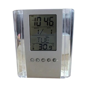 1 PCS ABS Electronic Alarm Clock Electronic Pen Clock W2Q73843 - Bild 1 von 6
