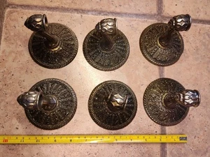 Vintage 1968 American Tack & Hardware Badezimmer Befestigung Menge 6 Handtuchhalter Haken  - Bild 1 von 7