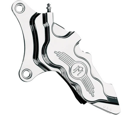 PERFORMANCE MACHINE 6-PISTON CALIPER HARLEY SOFTAIL FXST FXSTC FXSTD DEUCE 00-10 - Image 1 of 1
