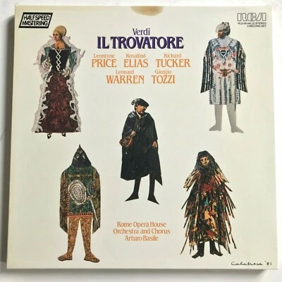 VERDI Il Trovatore Roma Opera House - Arturo Basile 3LP Half Speed Mastered Box - Image 1 of 4