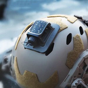 Lámpara de baliza FMA 9 luz de supervivencia impermeable función IR casco marca intermitente - Imagen 1 de 26