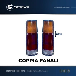 COPPIA DX+SX FANALI STOP POSTERIORI NISSAN KING CAB DAL 1986 AL 1997 ALT. 40cm - Foto 1 di 1
