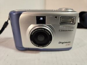 Samsung Digimax 130 1.3MP Digital Silver Camera Tested & Works Great Point Shoot