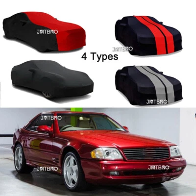 For Mercedes-Benz SL63 SL550 SL500 AMG Dust Proof Stain Stretch Full Car Cover - Image 1 of 4
