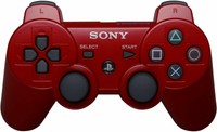  Original Sony PS3 Wireless  Dualshock 3 Controller - RED *FREE 24HRS SHIPPING*