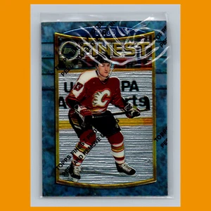 Tarjeta de hockey alemana Titov #75 1994 Topps Finest Calgary Flames NHL CASI NUEVA - Imagen 1 de 3