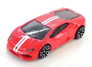 Hot Wheels Lamborghini Huracan LP 610-4 Toy Sports Car Red Model Diecast Mattel - Picture 1 of 11