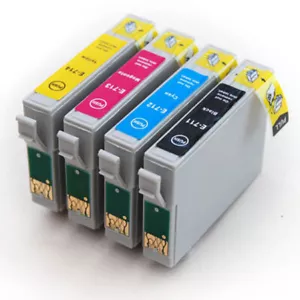 T0715 Set di cartucce di inchiostro compatibili di ricambio per T0711 T0712 T0713 T0714 - Foto 1 di 1