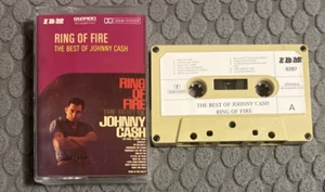 Ring Of Fire Johnny Cash Cassette Tape 21 Songs IBM 8287 RARE COPY - Picture 1 of 6