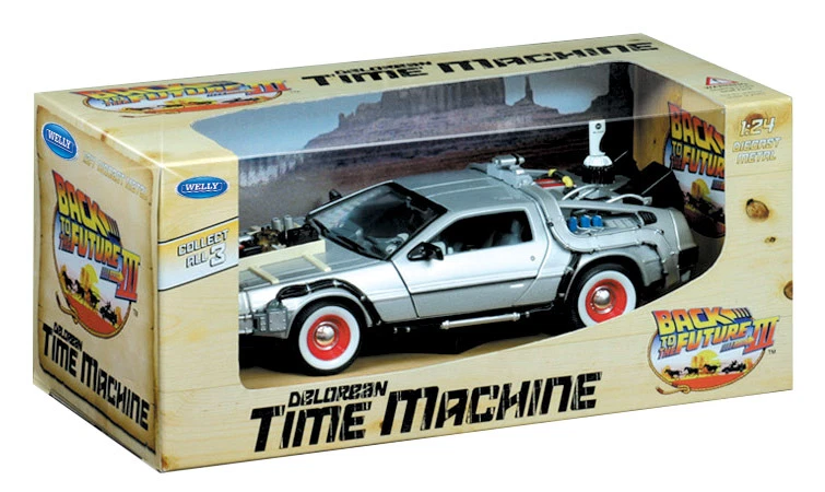 WELLY 1:24 AUTO DE LOREAN RITORNO AL FUTURO III BACK TO THE FUTURE III  22444W - Immagine 1 di 1