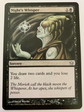 MTG Magic The Gathering - Night's Whisper - Fifth Dawn - LP