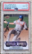 PSA 10 Minor League Rookie 2011 Christian Yelich Upper Deck World Of Sports Card
