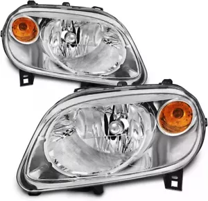 Chevy HHR Amber Chrome Bezel OE Replacement Headlights Driver/Passenger Head Lam - Picture 1 of 5