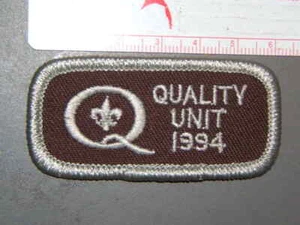 Boy Scout 1994 Quality Unit patch 3834S - Picture 1 of 1