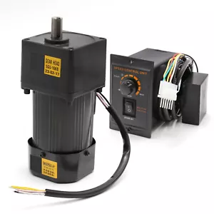 Riduttore Ingranaggio Variabile Motore AC Regolabile 90W 5K 110V 270RPM con Regolatore di Velocità - Foto 1 di 9