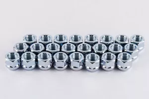 Set 24 Open End Bulge Lug Nuts 14mm x 2.0 Fits Ford F-150 2004-2014 W1042B - Picture 1 of 6