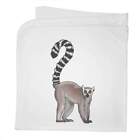'Ring-Tailed Lemur' Cotton Baby Blanket / Shawl (BY00022102)