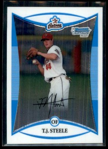 2008 Bowman Chrome Draft Prospects T.J. Steele Houston Astros #BDPP30