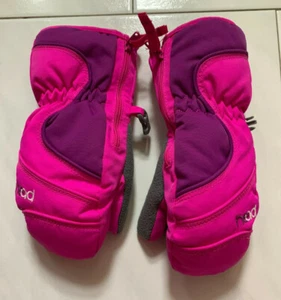 Head Junior Girls Winter Snow Ski  Mittens Pink Purple Size Small (4-6 Years) - Picture 1 of 4