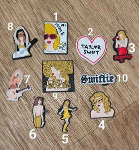 SWIFTIE Croc Charms MIX & MATCH DISCOUNT ON ALL OUR SHOP 10000+CHARMS+FREE P&P - Picture 1 of 1