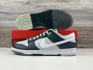 *NUEVO Nike Dunk Low Retro PRM "Deep Jungle" Blanco Teal | talla 11.5 | FB8896 300 - Imagen 1 de 12