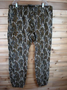 Vintage Carhartt Mossy Oak Hunting Camo Fleece Pants 747 USA XXL Rugged Wear 42 - Picture 1 of 11