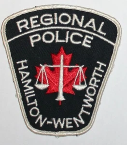 HAMILTON-WENTWORTH REGIONAL POLICE Canada Canadian PD Patch #31 - Bild 1 von 1
