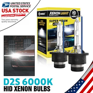 Set of 2 6000k D2S HID Xenon Bulbs OEM Headlight For Mercedes-Benz SLK280 2006 - Picture 1 of 15