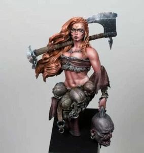 1/12 BUST Resin Figure Model Kit Sexy Girl Barbarian Bounty Hunter Unpainted - Picture 1 of 9