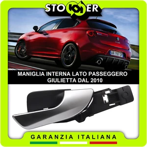 MANIGLIA INTERNA APRI PORTA ANTERIORE LATO PASSEGGERO ALFA ROMEO GIULIETTA 2010 - Foto 1 di 13