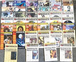 COMICS INTERNATIONAL NUMBER BETWEEN 36 TO 203. LARGE LOT OF 40 ISSUES 1993-2007. - Picture 1 of 21