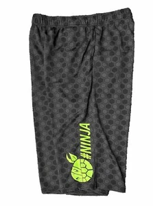 Nickelodeon  Big Boys TMNT Athletic Basketball Mesh Shorts Black  X-Large 20 - Picture 1 of 3