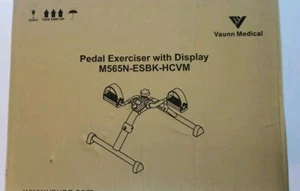 Vaunn Medical Folding Pedal Exerciser with Electronic Display for Legs and Arms - Picture 1 of 6