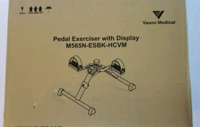Vaunn Medical Folding Pedal Exerciser with Electronic Display for Legs and Arms - Image 1 of 4